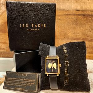 Ted Baker "Isabella" Black and Gold Women's Watch